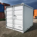 Contenedor blanco de 10 pies – nuevo, uso marítimo