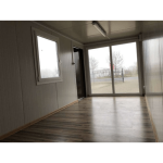 Oficina Modular en Estructura de Contenedor de 6x2,4 Metros, Acabado en Revestimiento Madera - Imagen 3