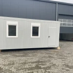 Oficina Prefabricada de 6x3 Metros, Módulo de Trabajo Completamente Amueblado y Listo para Usar
